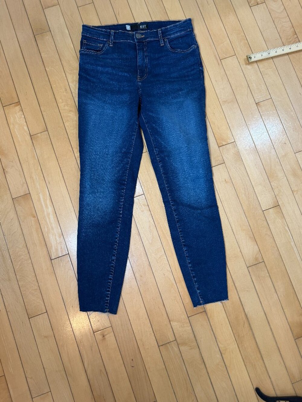 Kut from the Kloth Connie High Rise Ankle Skinny Denim Jeans Size 8